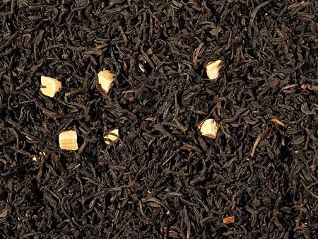 Schwarzer Tee Karamell, aromatisiert