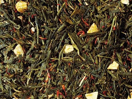 Grüner Tee Sencha Roter Ginseng aromatisiert
